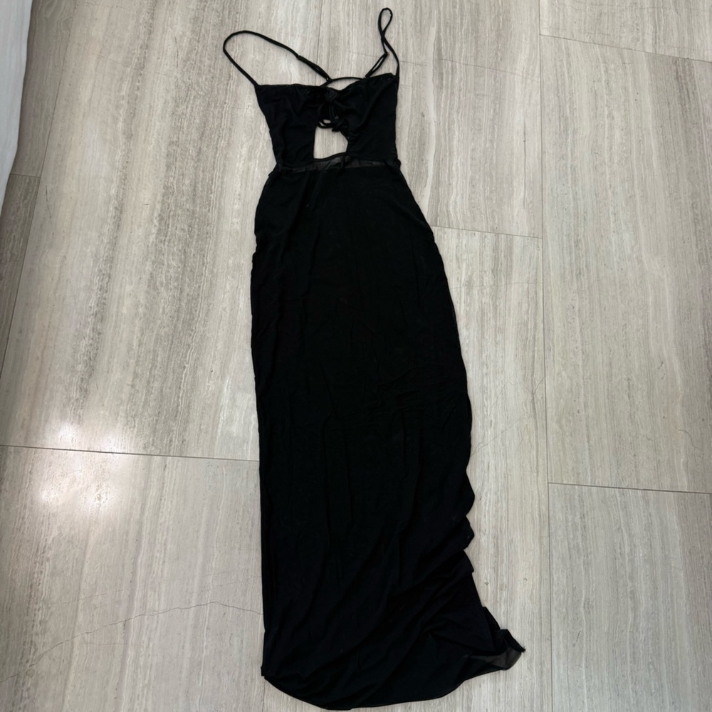 WeWoreWhat Black Swim Coverup